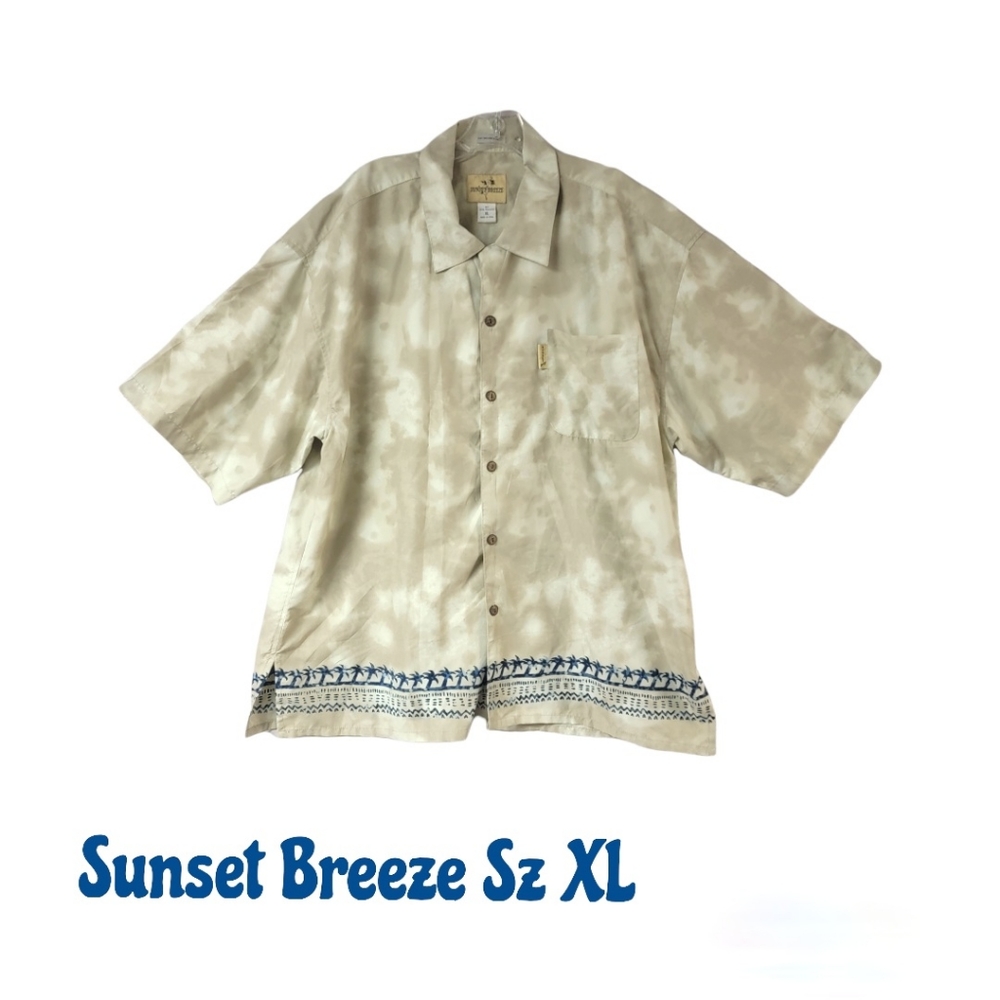 Sunset Breeze Men's Shirt Sz XL